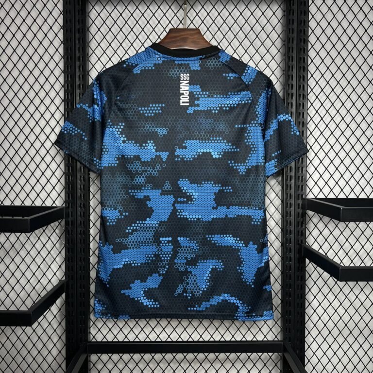 SSC Neapel Pre-Match Trikot 2024-2025 - Schwarz