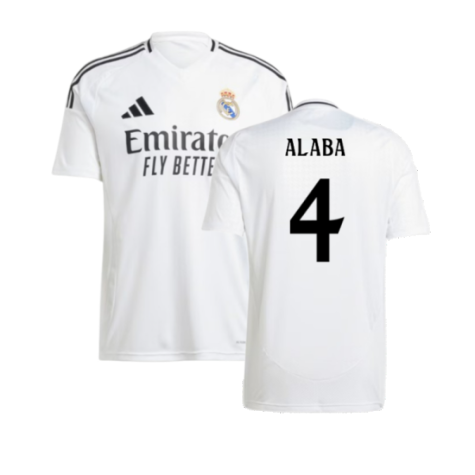 Real Madrid David Alaba 4 Home Trikot 2024-2025
