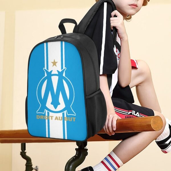 Olympique de Marseille Kinderschultaschen Rucksäcke Für Jungen Und Mädchen