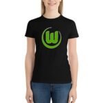 VfL Wolfsburg Damen Kurzarm Rundhals T-Shirt Casual Sommer Tops