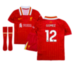 FC Liverpool Joe Gomez 12 Heimtrikot Kinder Minikit 2024-2025