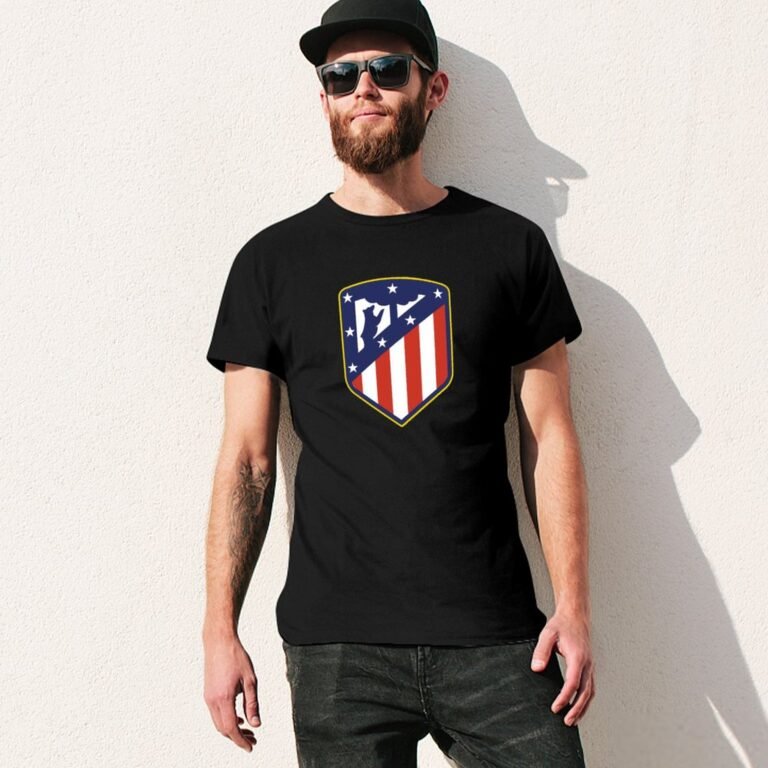 Atletico Madrid Core Stretch Slim Cneck Gildan Tee T-Shirt Herren