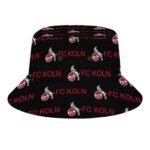 FC Köln Karomuster Sommer Sonnenhut Reversible Bucket Hat