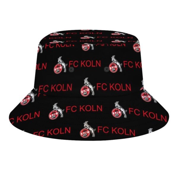 FC Köln Karomuster Sommer Sonnenhut Reversible Bucket Hat