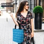 Olympique De Marseille Frauen Tragetasche Oxford-Stoff Einkaufsbeutel Tote Bag
