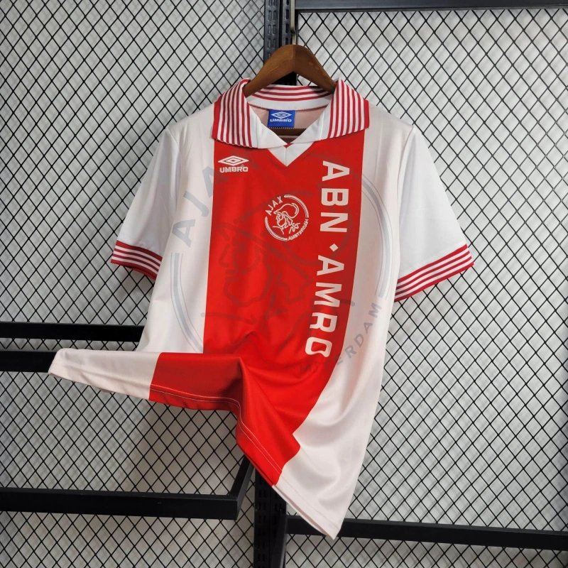 Ajax Home Retro Trikot 1995-1996 Ajax Home Retro Trikot 1995-1996