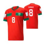 Marokko Azzedine Ounahi 8 Home Trikot WM 2022