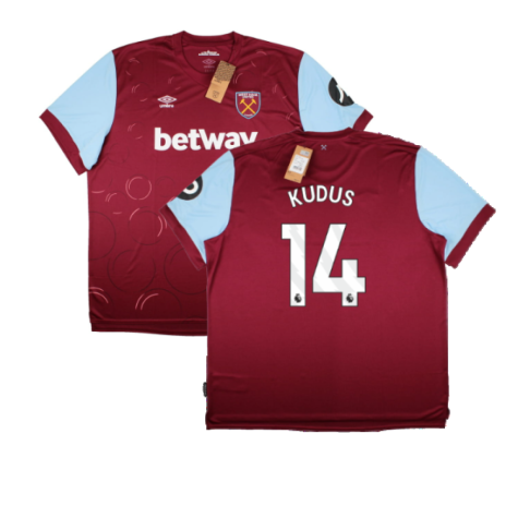West Ham United Mohammed Kudus 14 Home Trikot 2023-2024