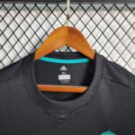 Real Madrid Retro Langarm Away Trikot 2017-2018 - Schwarz