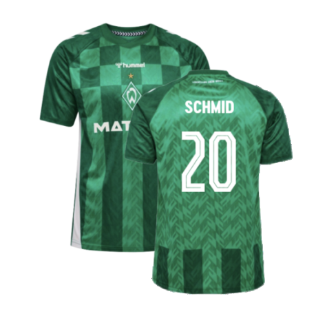 Werder Bremen Romano Schmid 20 Home Trikot 2024-2025