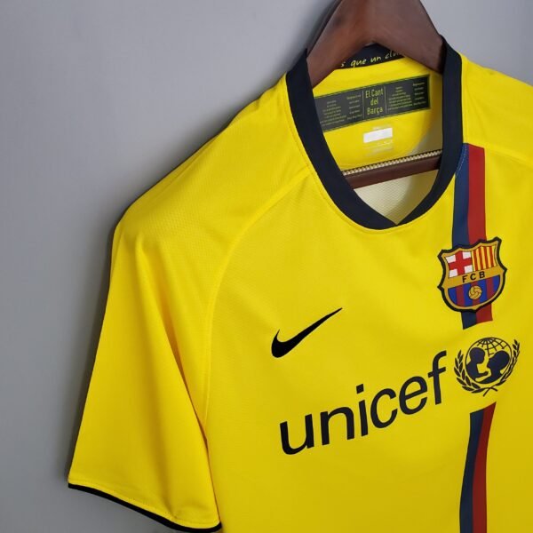 FC Barcelona Retro Away Trikot 2008-2009 - Gelb