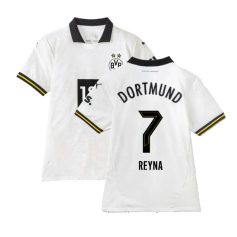 Borussia Dortmund Giovanni Reyna 7 Third UCL Trikot 2024-2025