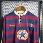 Newcastle United Langarm Away Retro Trikot 1995-1996