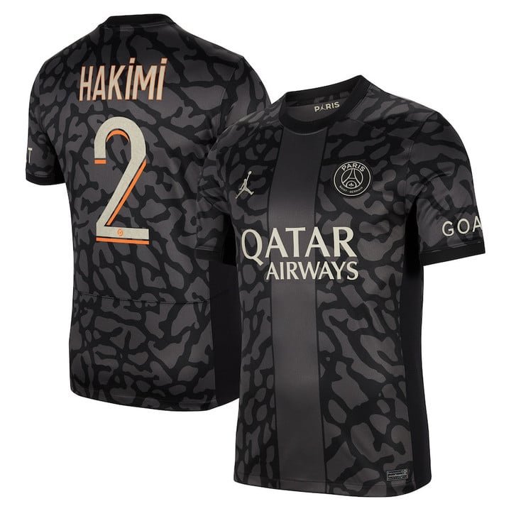 Paris Saint-Germain Achraf Hakimi 2 Third Trikot 2023-2024