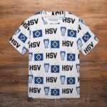 Hamburger SV 3D Vollständig Druck Kurzarm T-Shirts Beiläufige Tee Tops