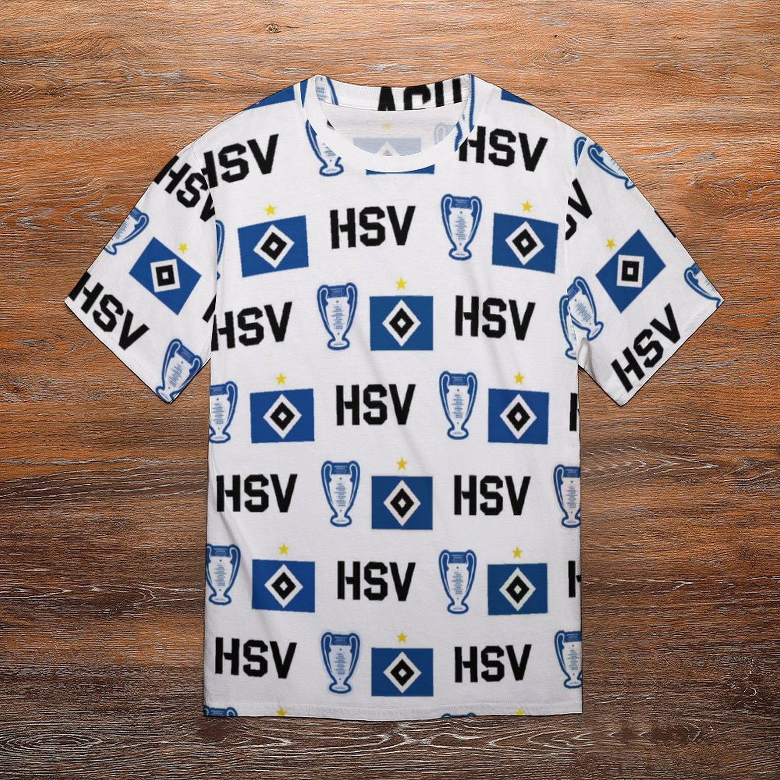 Hamburger SV 3D Vollständig Druck Kurzarm T-Shirts Beiläufige Tee Tops Hamburger SV 3D Vollständig Druck Kurzarm T-Shirts Beiläufige Tee Tops