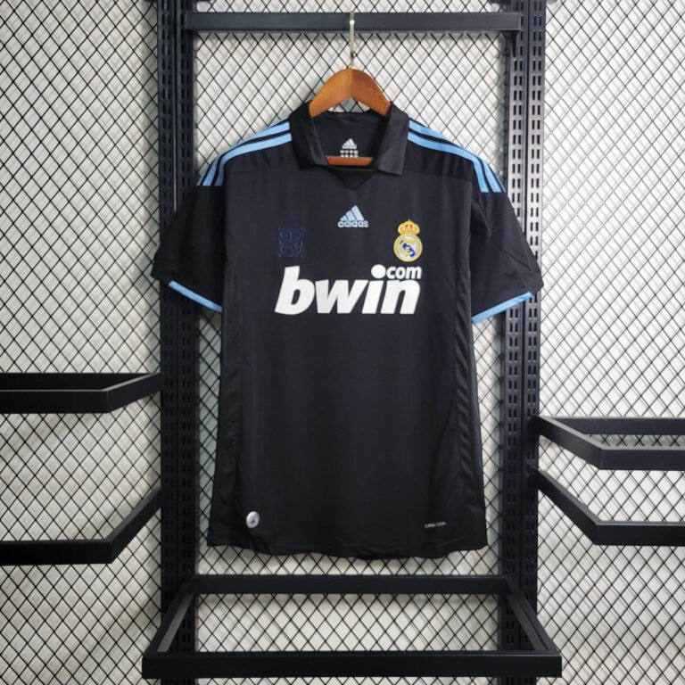 Real Madrid Away Retro Trikot 2009-2010 - Schwarz