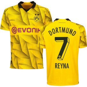 Borussia Dortmund Giovanni Reyna 7 Third Cup Trikot 2023-2024