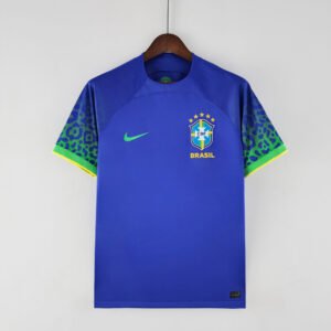 Brasilien Auswärtstrikot Kinder Minikit WM 2022 ( Aufdruck Dein Name )