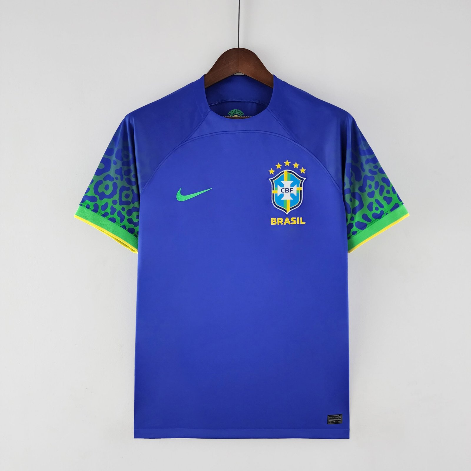 Brasilien Auswärtstrikot Kinder Minikit WM 2022 ( Aufdruck Dein Name )