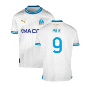 Olympique Marseille Arkadiusz Milik 9 Home Trikot 2023-2024