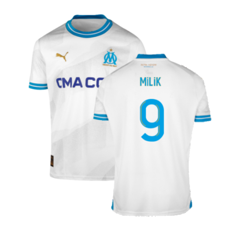 Olympique Marseille Arkadiusz Milik 9 Home Trikot 2023-2024