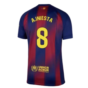FC Barcelona Andrés Iniesta 8 Home Trikot 2025-2026