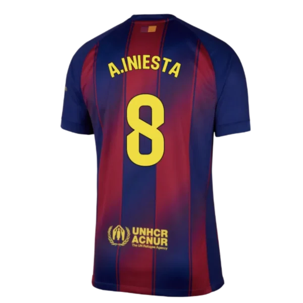 FC Barcelona Andrés Iniesta 8 Home Trikot 2025-2026