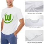 VfL Wolfsburg Core Stretch Slim Cneck Gildan Tee T-Shirt Herren