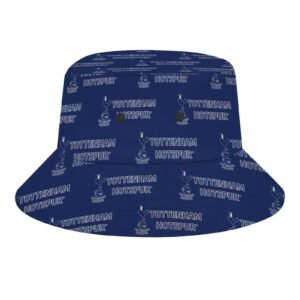 Tottenham Hotspur Karomuster Sommer Sonnenhut Reversible Bucket Hat