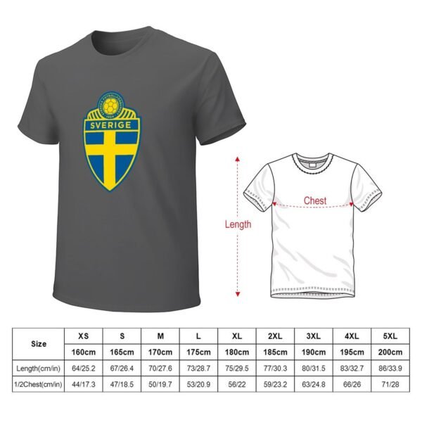 Schweden Stretch Slim Cneck Gildan Tee T-Shirt Herren