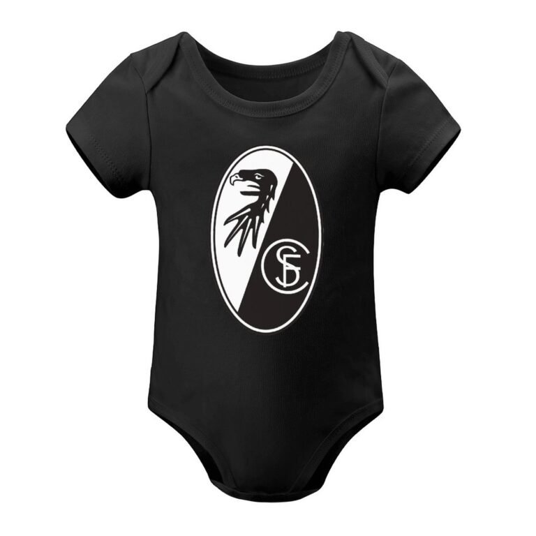 SC Freiburg Baby Bodysuit Strampler Schlafanzug Mit Kurzen Ärmeln
