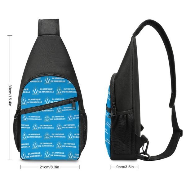 Olympique De Marseille Crossbody Backpack Leichte Umhängetaschen Sling-Rucksack