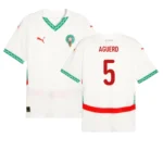 Marokko Nayef Aguerd 5 Away Trikot 2024-2025