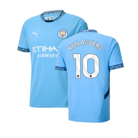 Manchester City Kun Aguero 10 Home Trikot 2024-2025