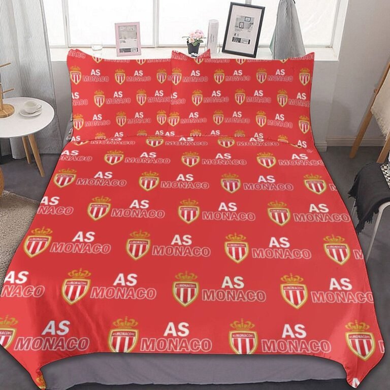 AS Monaco Bettwäscheset 3 Stück Kinder Erwachsene Steppdeckenbezug Steppdeckenbezug Multi Size Laken Set