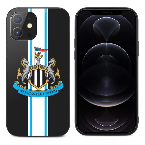 Newcastle United Stoßfest Glaskasten Handyhüllen & Cover Für IPhone 12