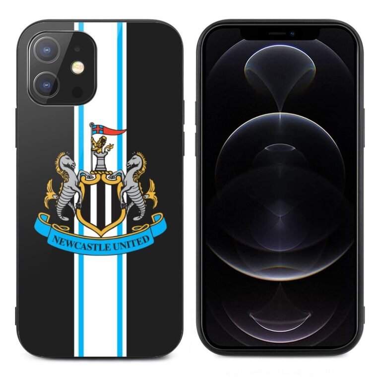 Newcastle United Stoßfest Glaskasten Handyhüllen & Cover Für IPhone 12