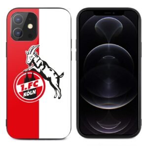 FC Köln Stoßfest Glaskasten Handyhüllen & Cover Für IPhone 12