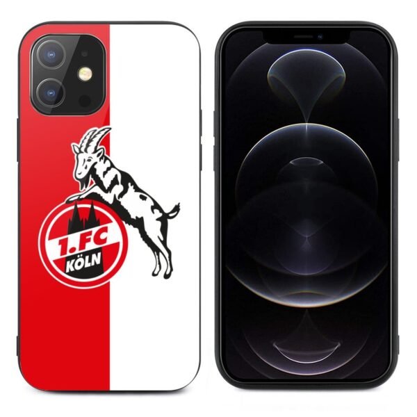 FC Köln Stoßfest Glaskasten Handyhüllen & Cover Für IPhone 12