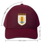 Uruguay Baseball Cap Verstellbar Reine Farbe Baseballkappe Mütze