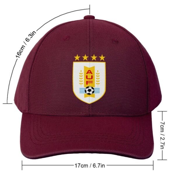 Uruguay Baseball Cap Verstellbar Reine Farbe Baseballkappe Mütze