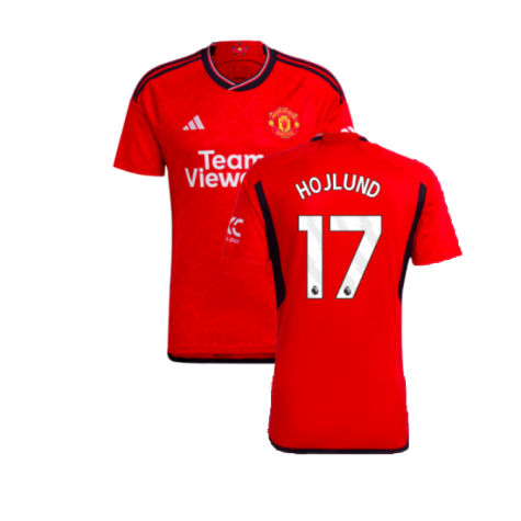 Manchester United Rasmus Hojlund 17 Home Trikot 2023-2024