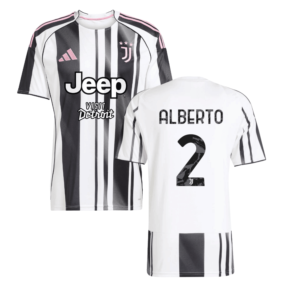 Juventus Alberto Costa 2 Home Trikot 2025-2026 Juventus Alberto Costa 2 Home Trikot 2025-2026