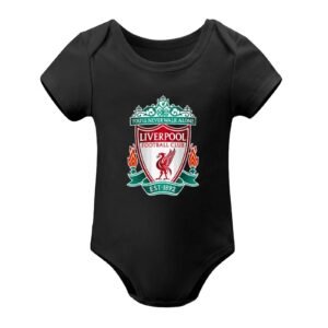 FC Liverpool Baby Bodysuit Strampler Schlafanzug Mit Kurzen Ärmeln