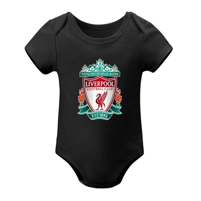 FC Liverpool Baby Bodysuit Strampler Schlafanzug Mit Kurzen Ärmeln