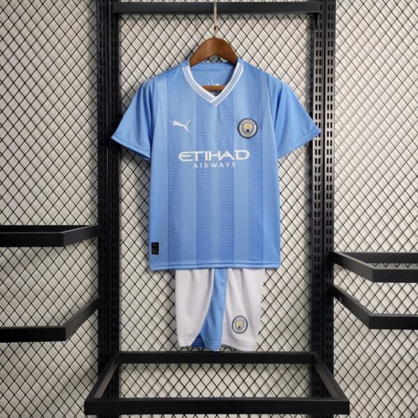 Man City Erling Haaland 9 Heimtrikot Kinder 2023-2024