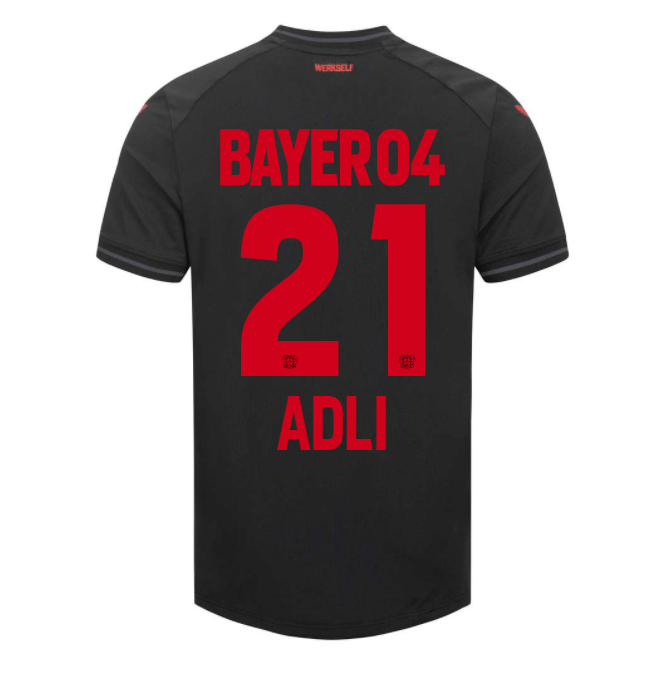 Bayer Leverkusen Amine Adli 21 Home Trikot 2023-2024
