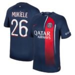 Paris Saint-Germain Nordi Mukiele 26 Home Trikot 2023-2024