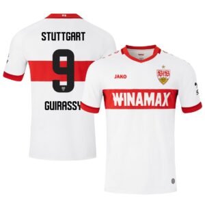 VfB Stuttgart Serhou Guirassy 9 Home Trikot 2024-2025